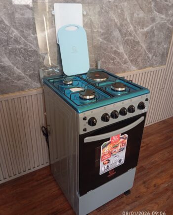 Eurochef Free Standing 3 Gas Burner +1 Electric Cooker