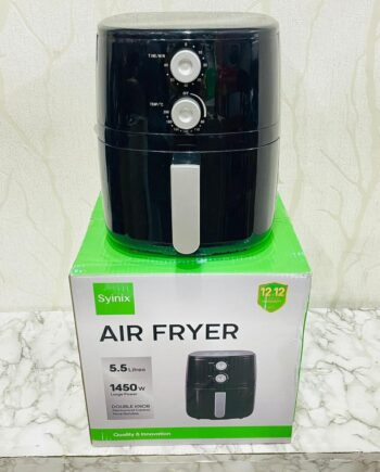 Synix 5.5L Air Fryer With Double Knob Mechanical Control